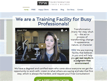 Tablet Screenshot of indianapolispersonaltraining.com